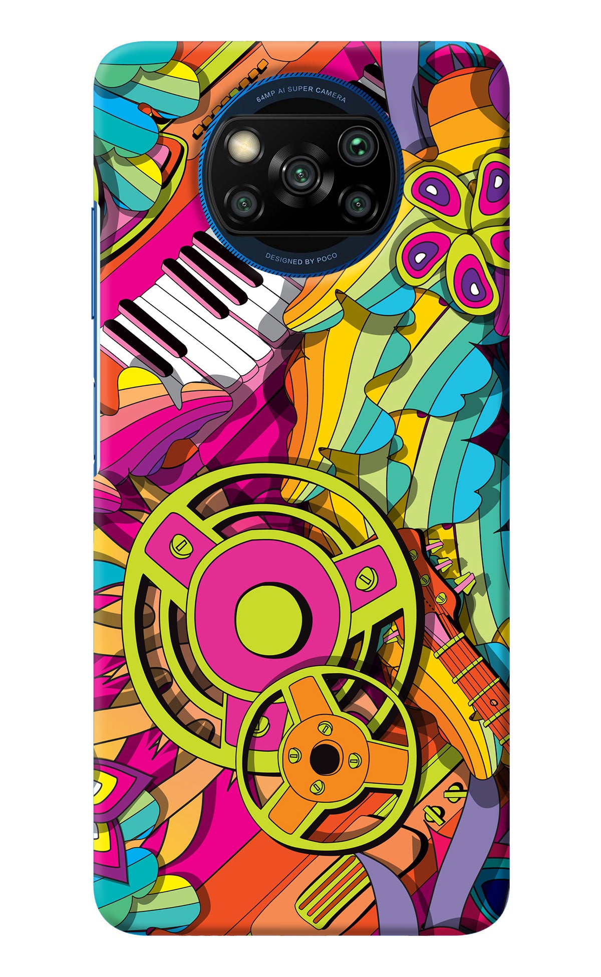 Music Doodle Poco X3/X3 Pro Back Cover