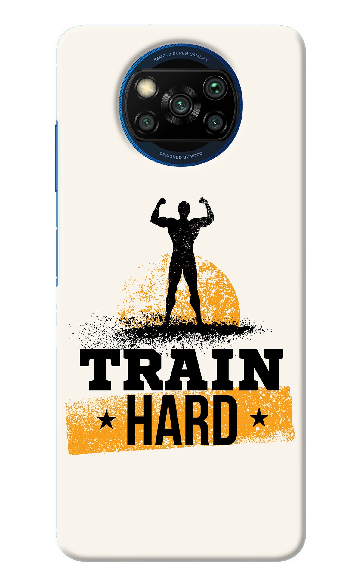 Train Hard Poco X3/X3 Pro Back Cover