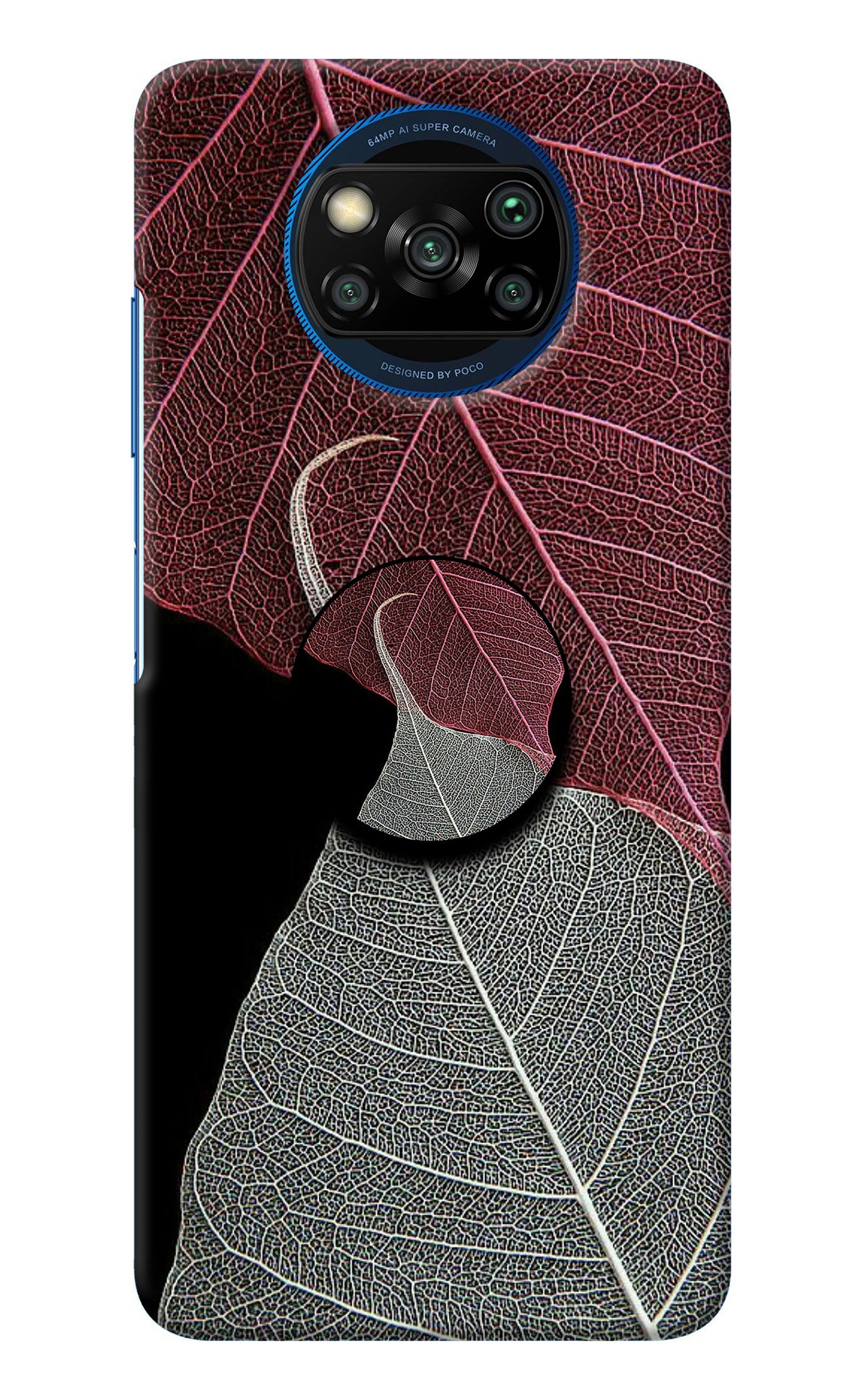 Leaf Pattern Poco X3/X3 Pro Pop Case