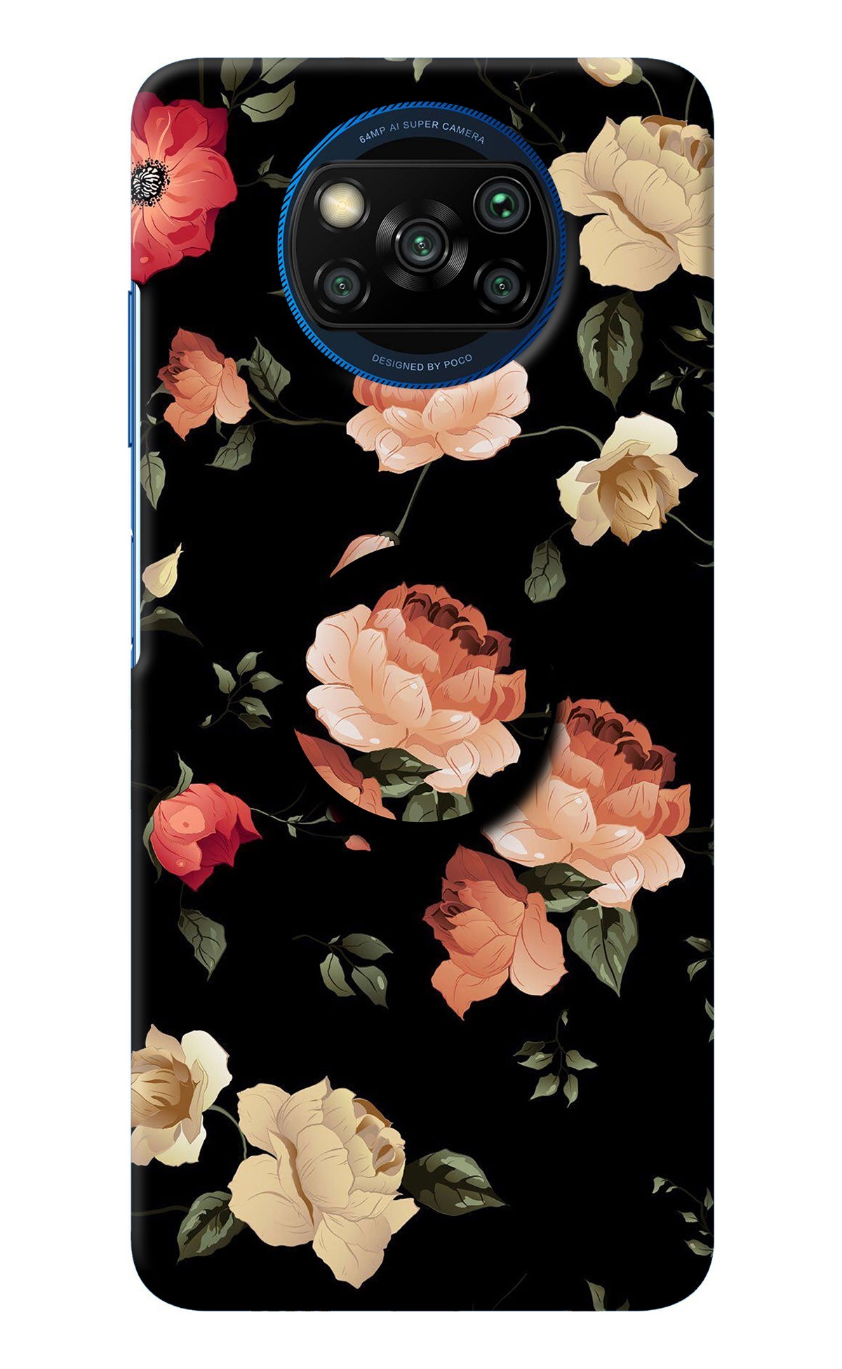 Flowers Poco X3/X3 Pro Pop Case