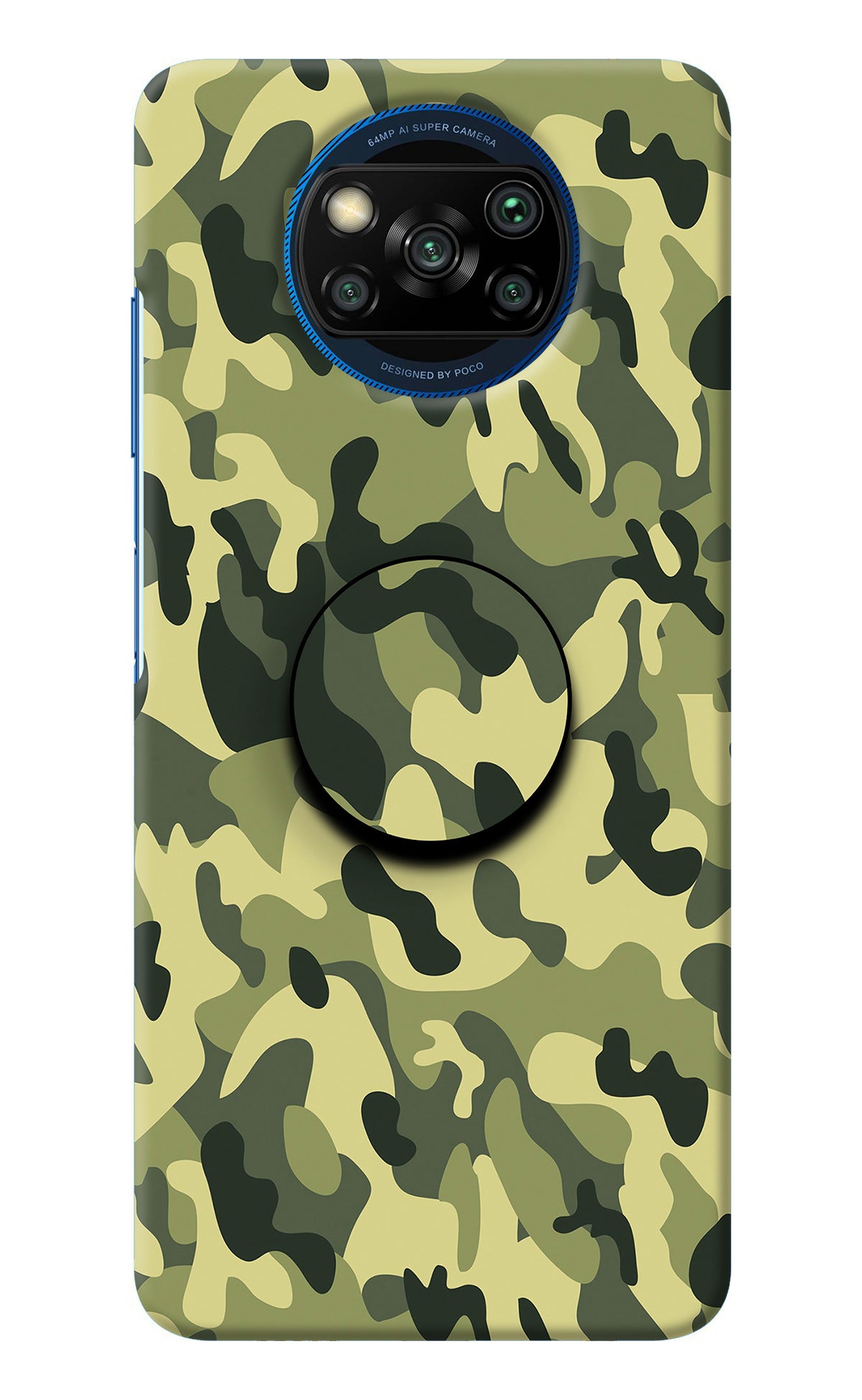 Camouflage Poco X3/X3 Pro Pop Case