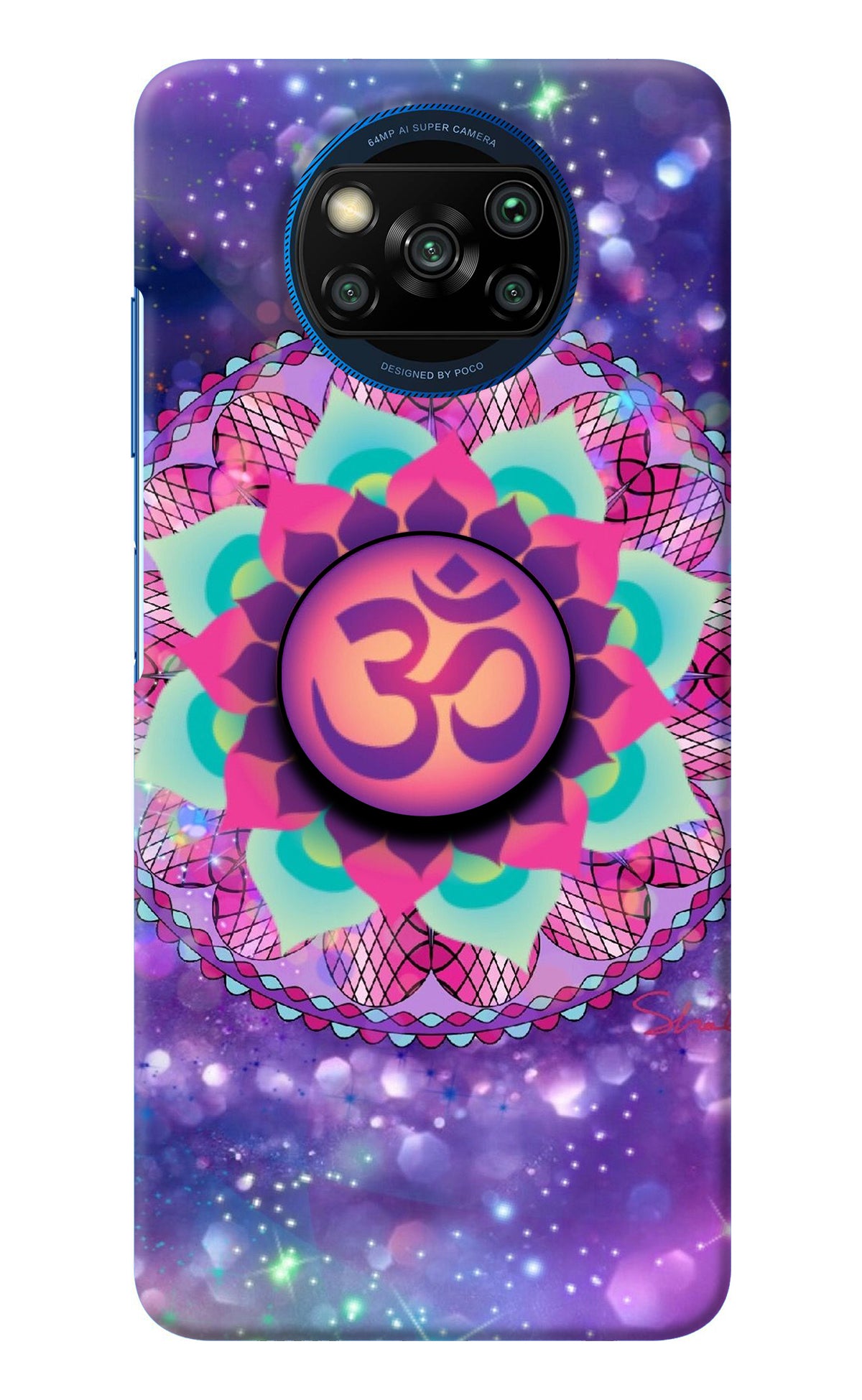 Om Purple Poco X3/X3 Pro Pop Case