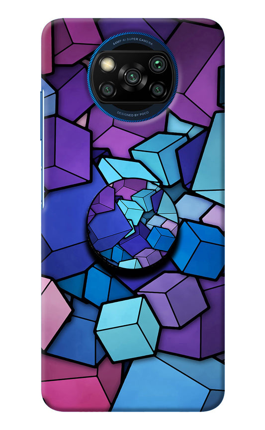 Cubic Abstract Poco X3/X3 Pro Pop Case