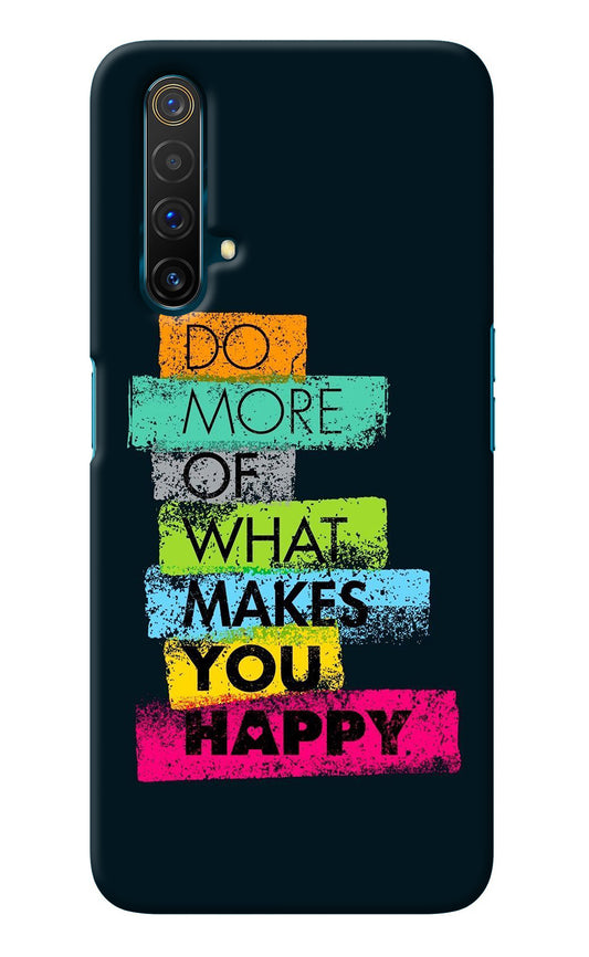 Do More Of What Makes You Happy Realme X3 Back Cover