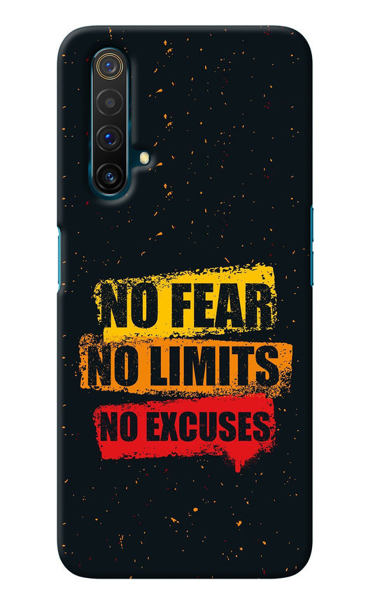 No Fear No Limits No Excuse Realme X3 Back Cover