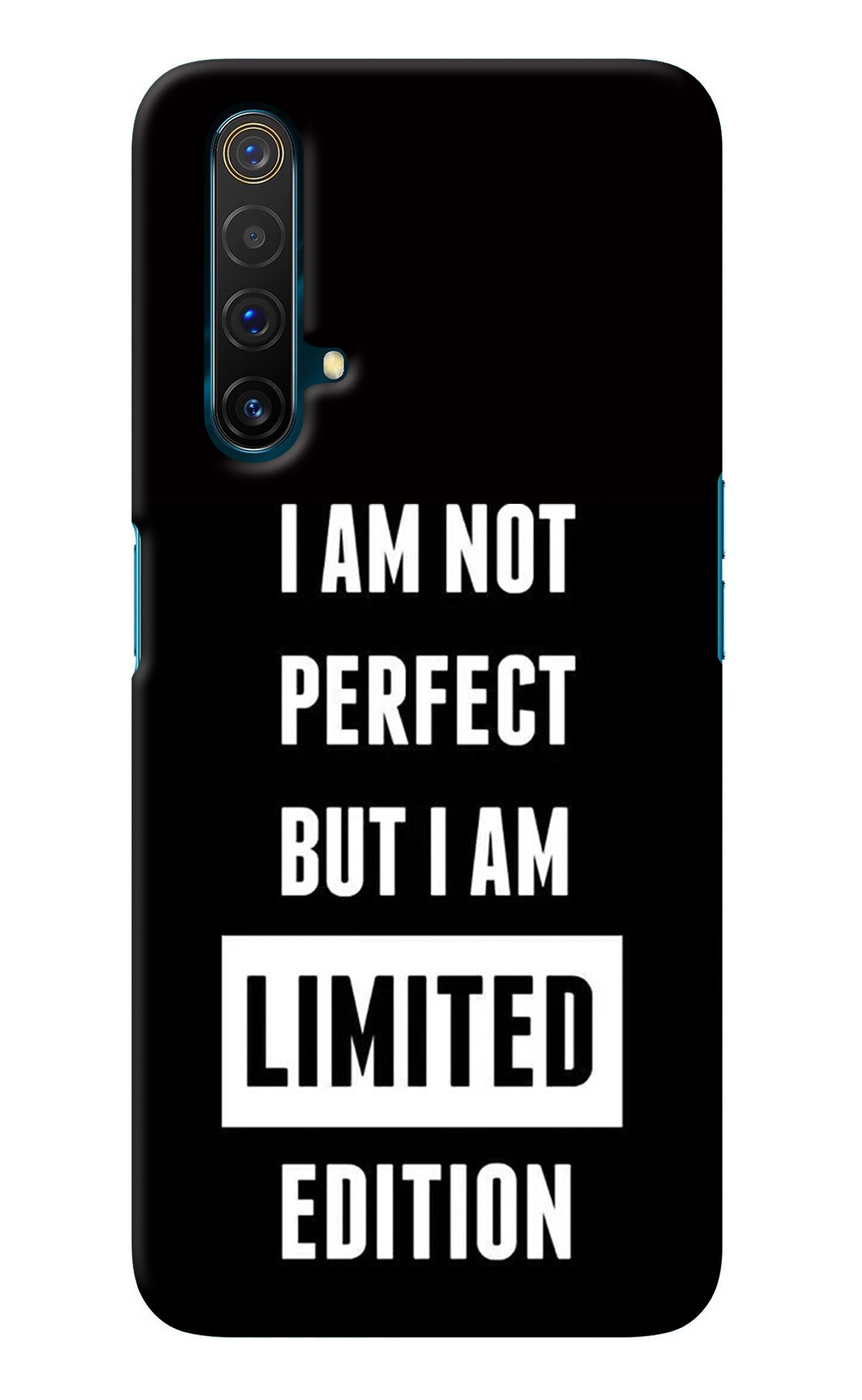 I Am Not Perfect But I Am Limited Edition Realme X3 Back Cover