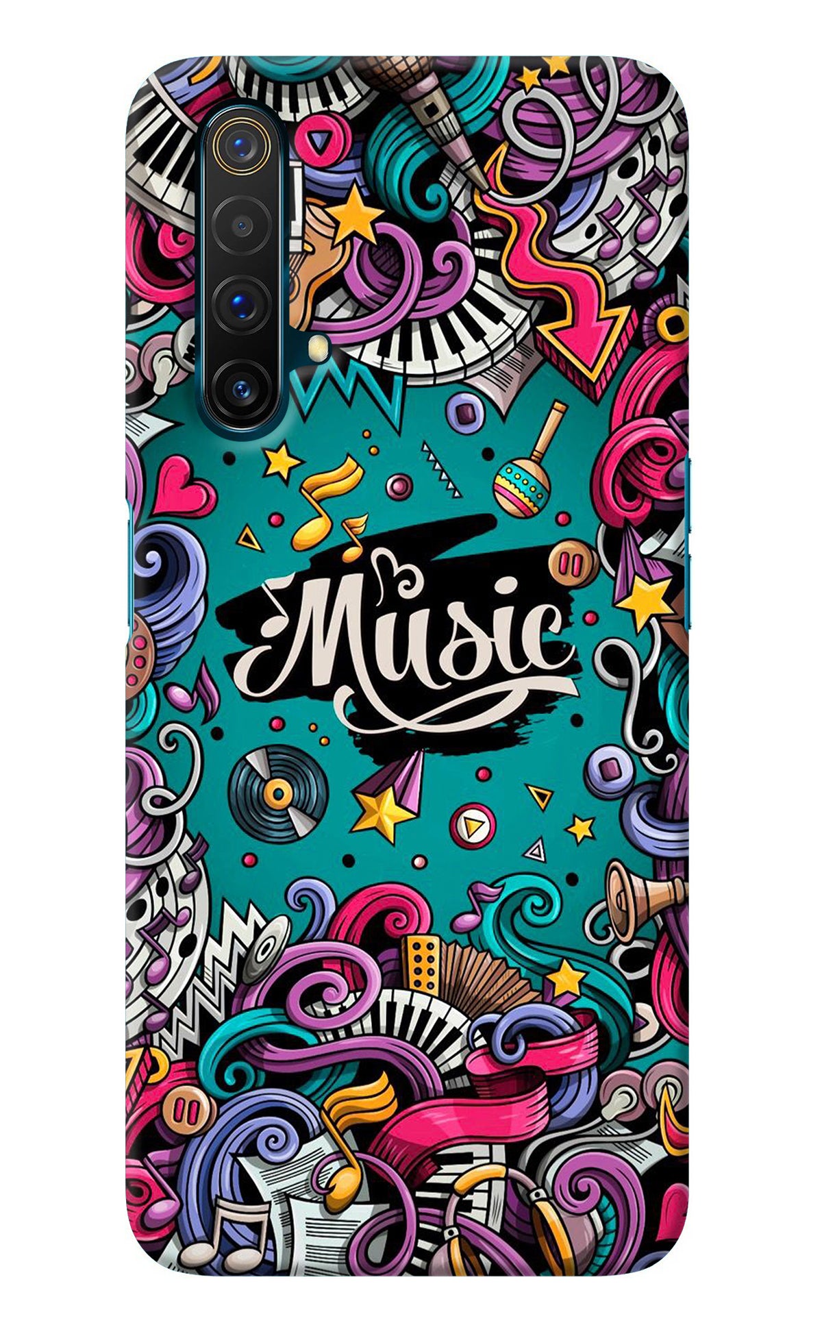 Music Graffiti Realme X3 Back Cover