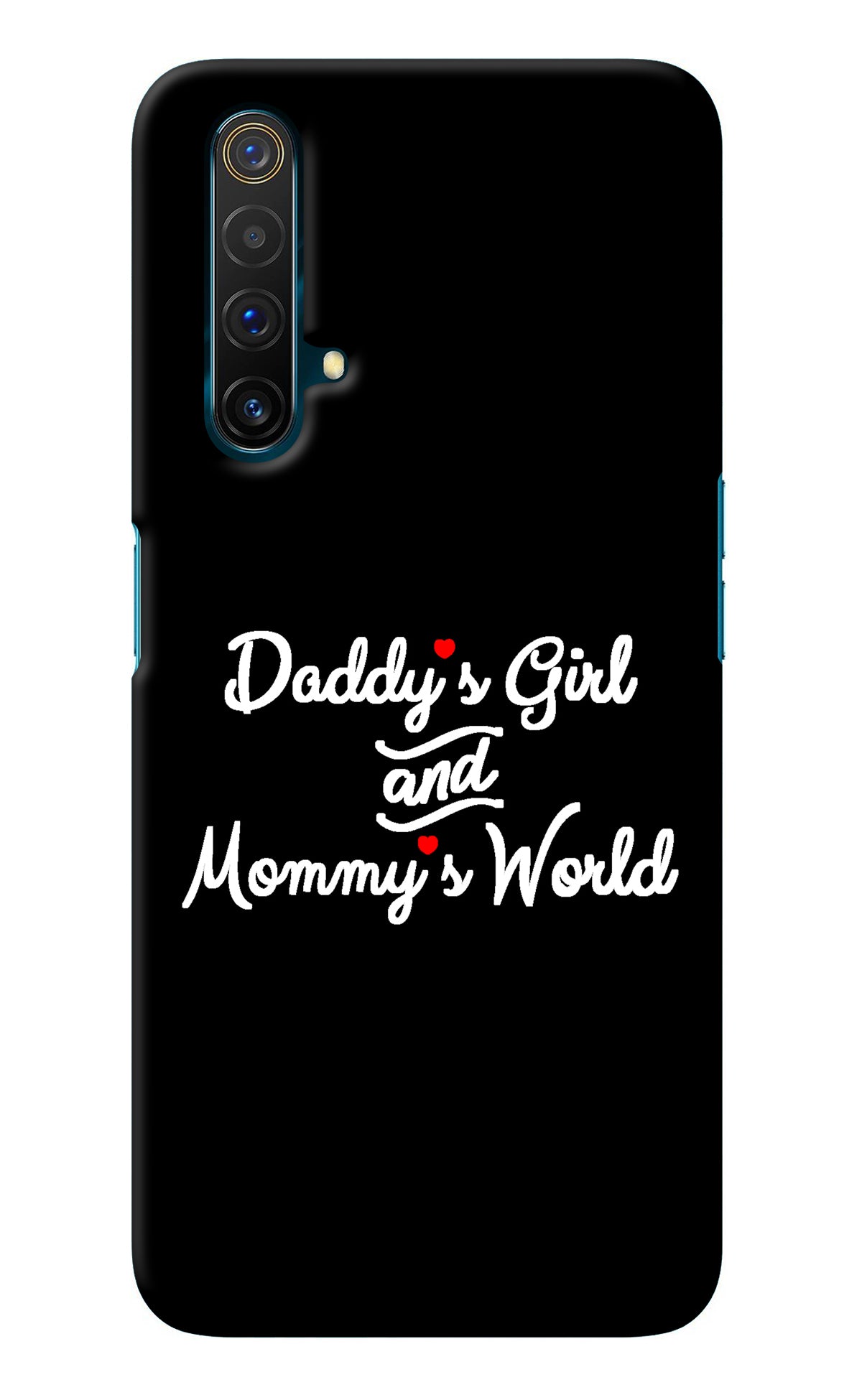 Daddy's Girl and Mommy's World Realme X3 Back Cover