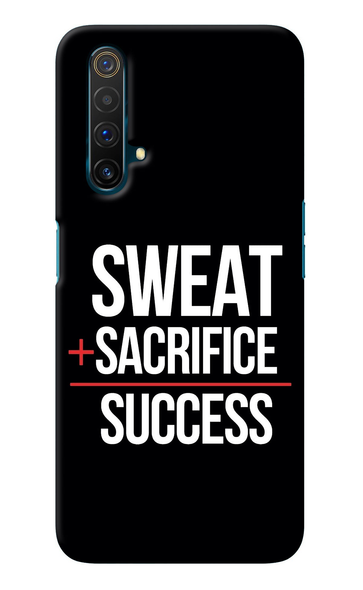 Sweat Sacrifice Success Realme X3 Back Cover