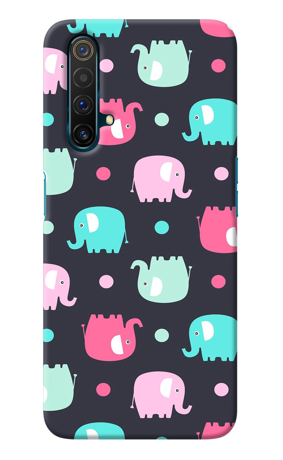 Elephants Realme X3 Back Cover