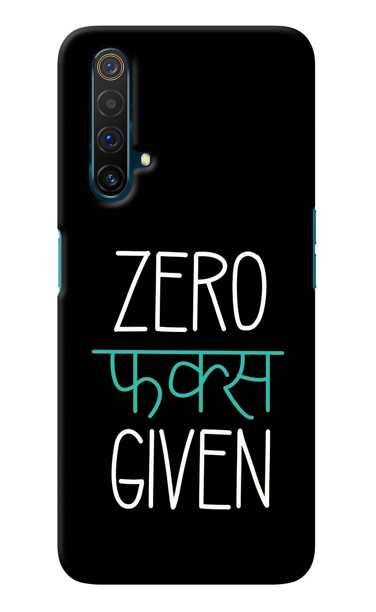 Zero Fucks Given Realme X3 Back Cover