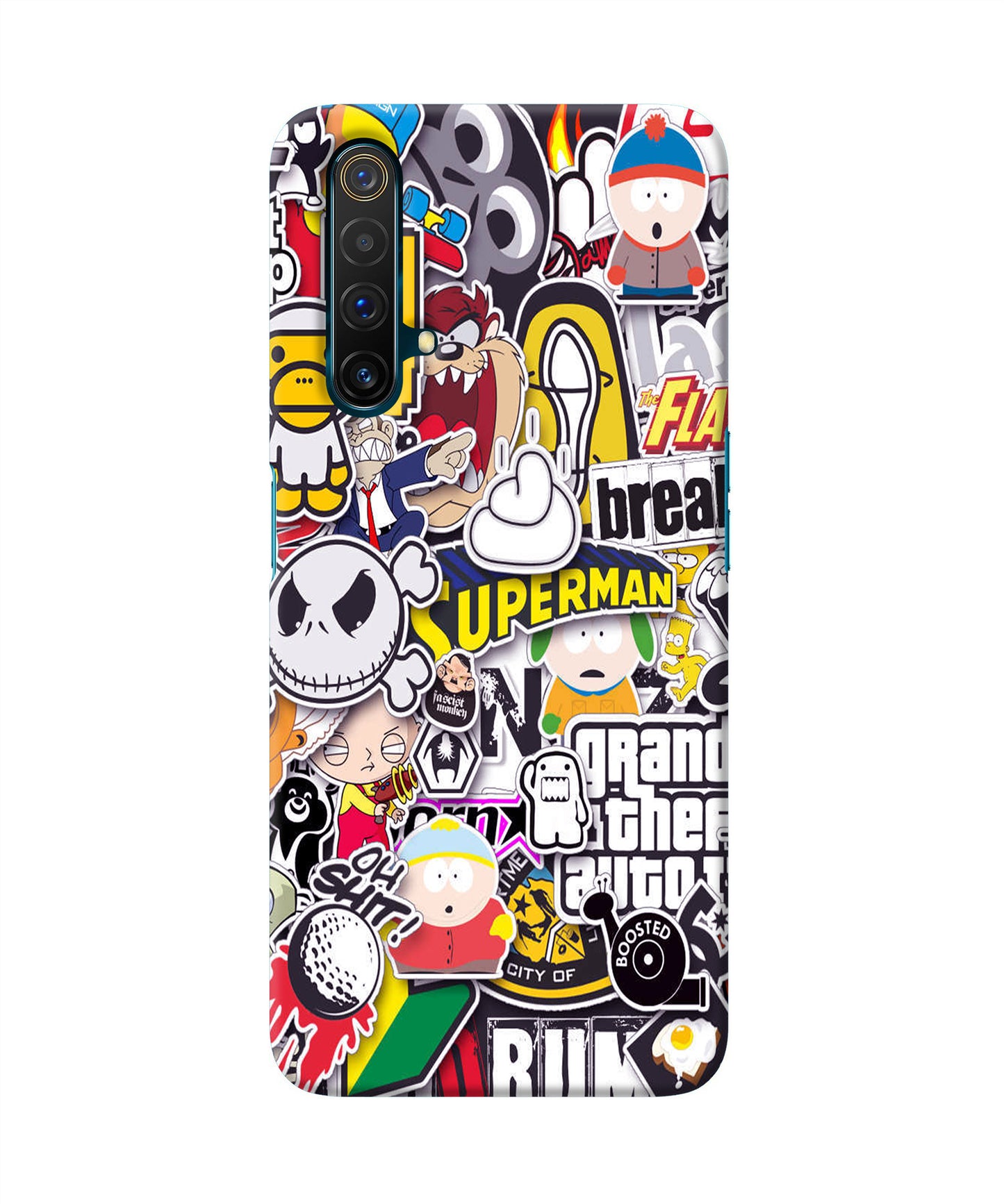 Sticker Bomb Realme X3 Back Cover