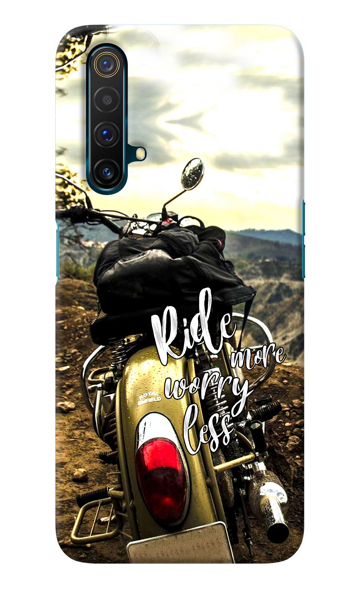 Ride More Worry Less Realme X3 Back Cover