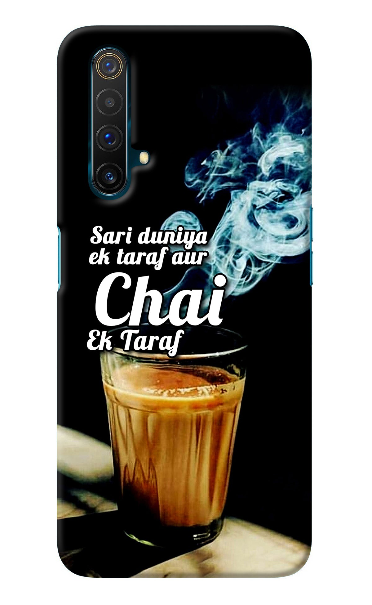 Chai Ek Taraf Quote Realme X3 Back Cover