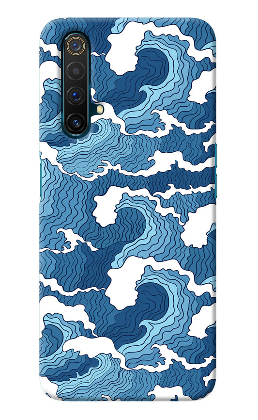 Blue Waves Realme X3 Back Cover