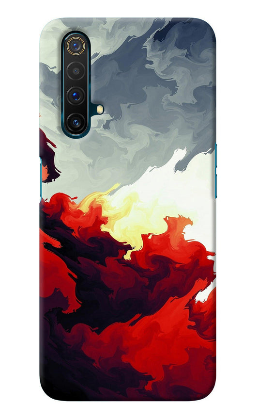 Fire Cloud Realme X3 Back Cover