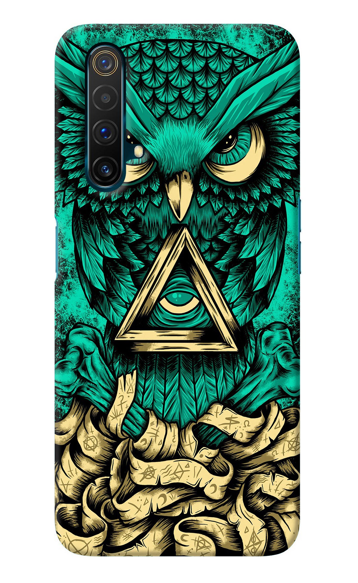 Green Owl Realme X3 Back Cover