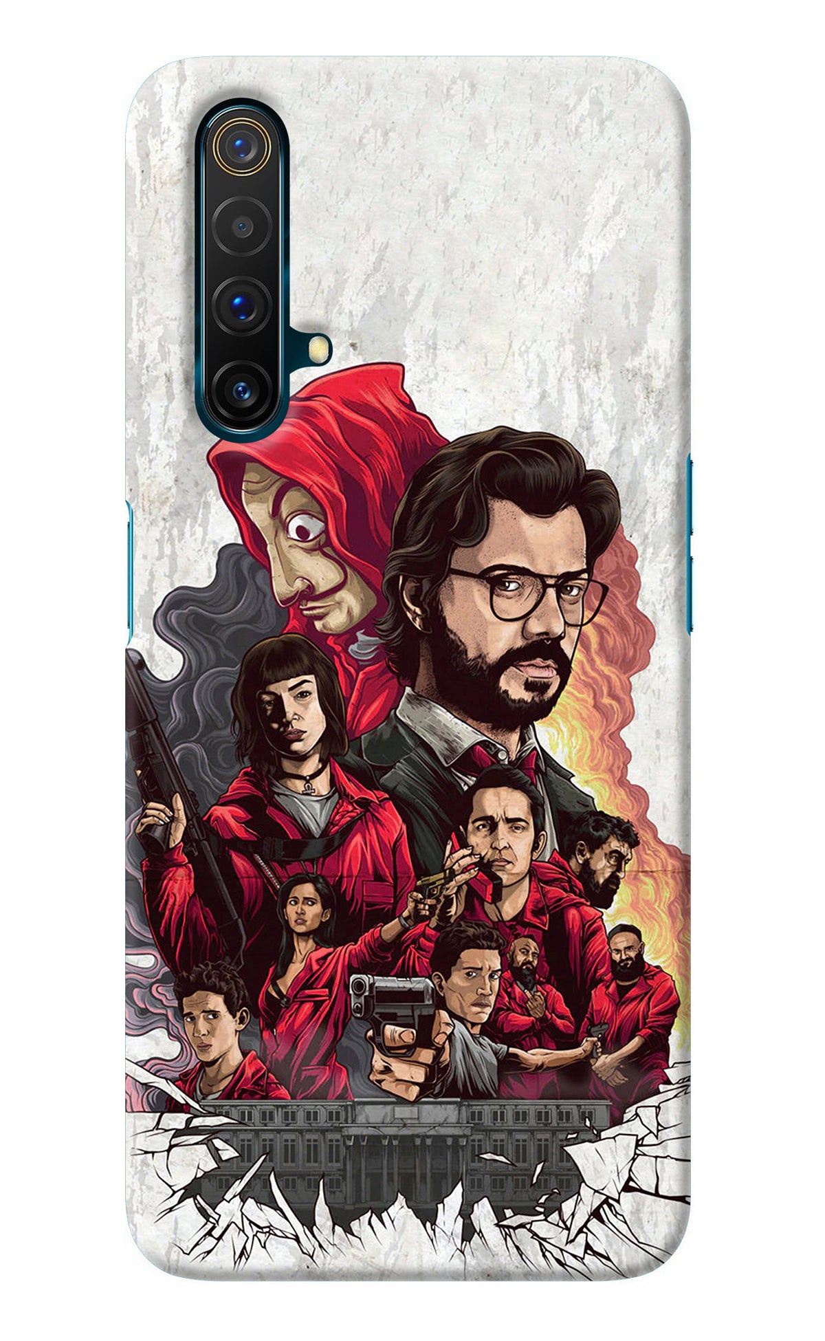 Money Heist Artwork Realme X3 Back Cover