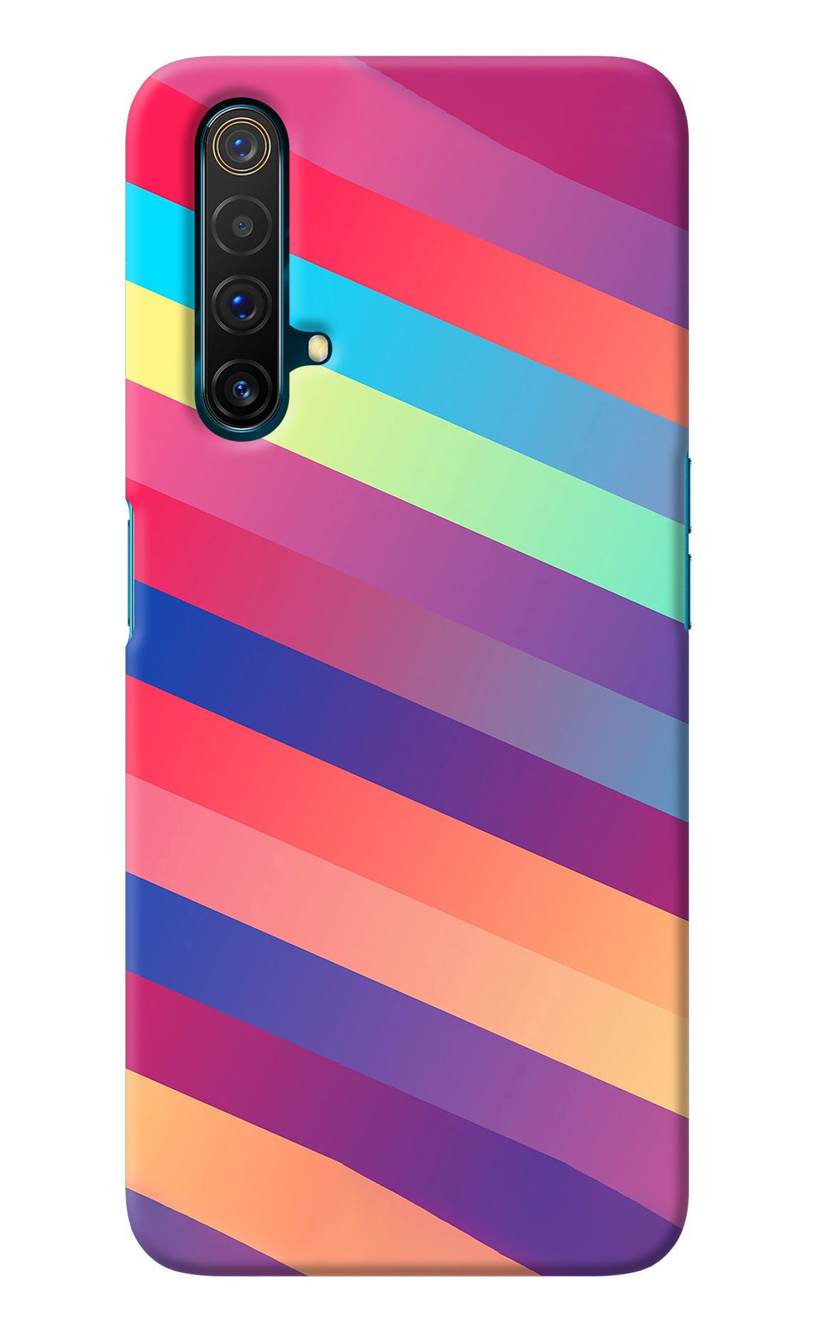 Stripes color Realme X3 Back Cover