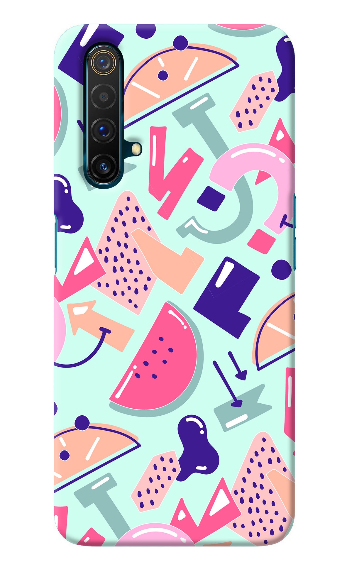 Doodle Pattern Realme X3 Back Cover