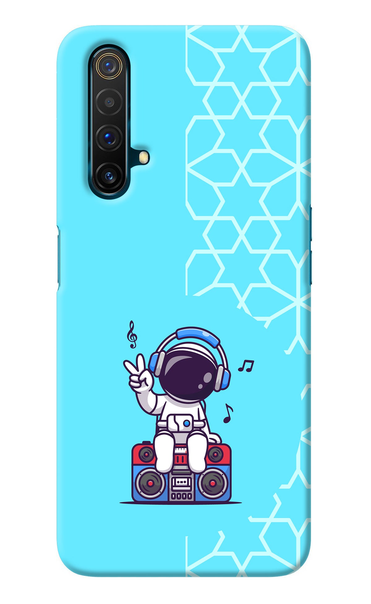 Cute Astronaut Chilling Realme X3 Back Cover