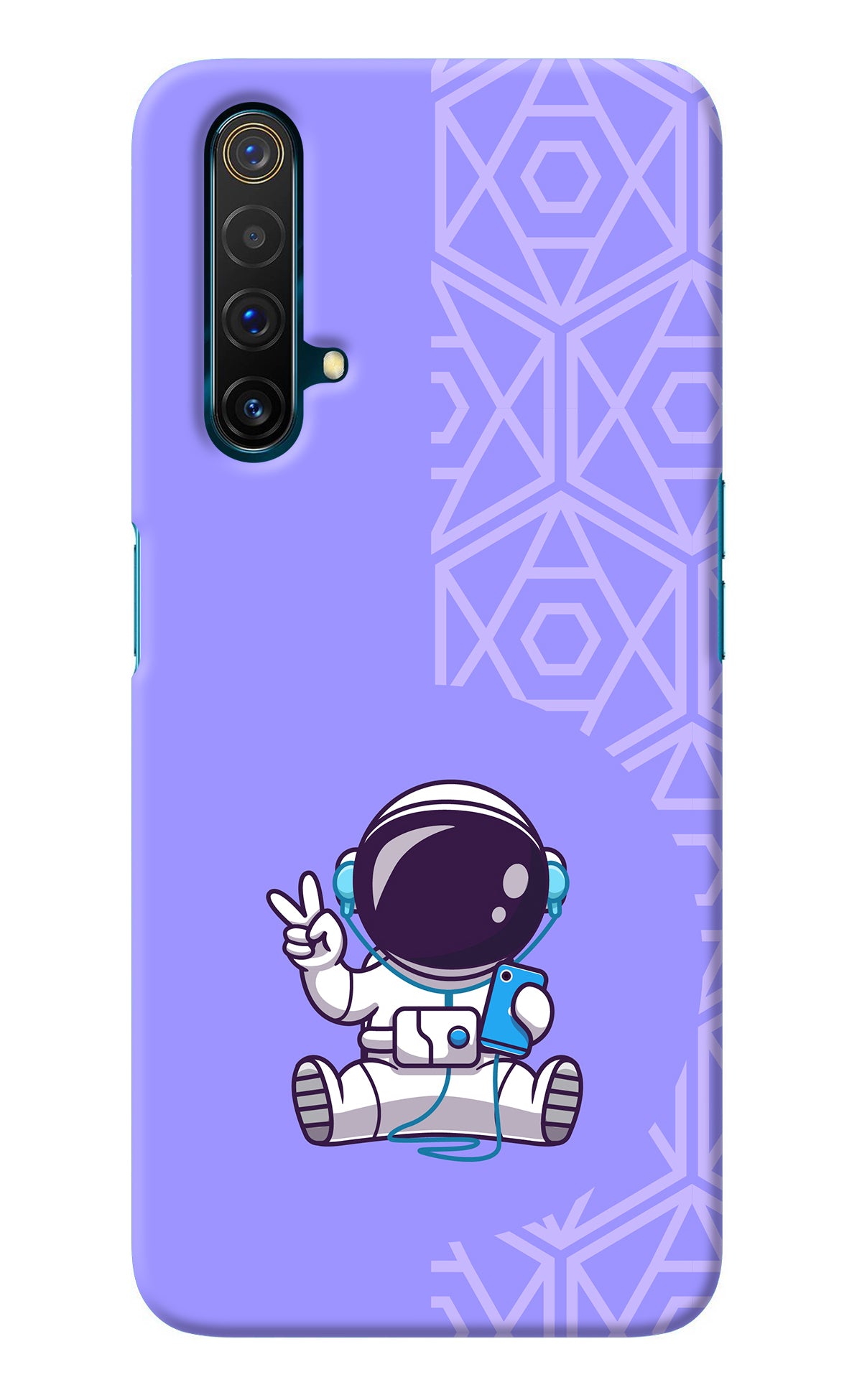 Cute Astronaut Chilling Realme X3 Back Cover