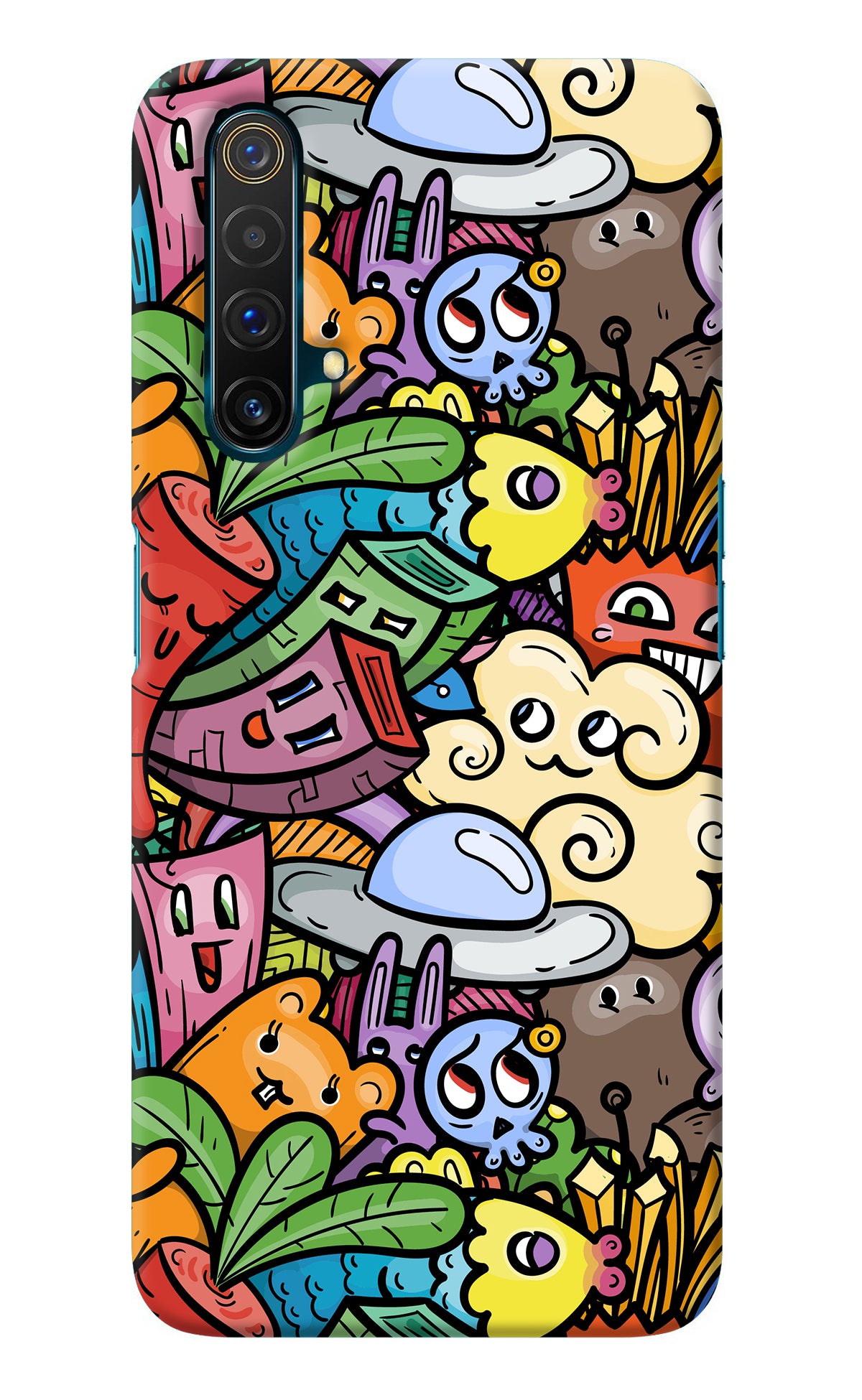 Veggie Doodle Realme X3 Back Cover