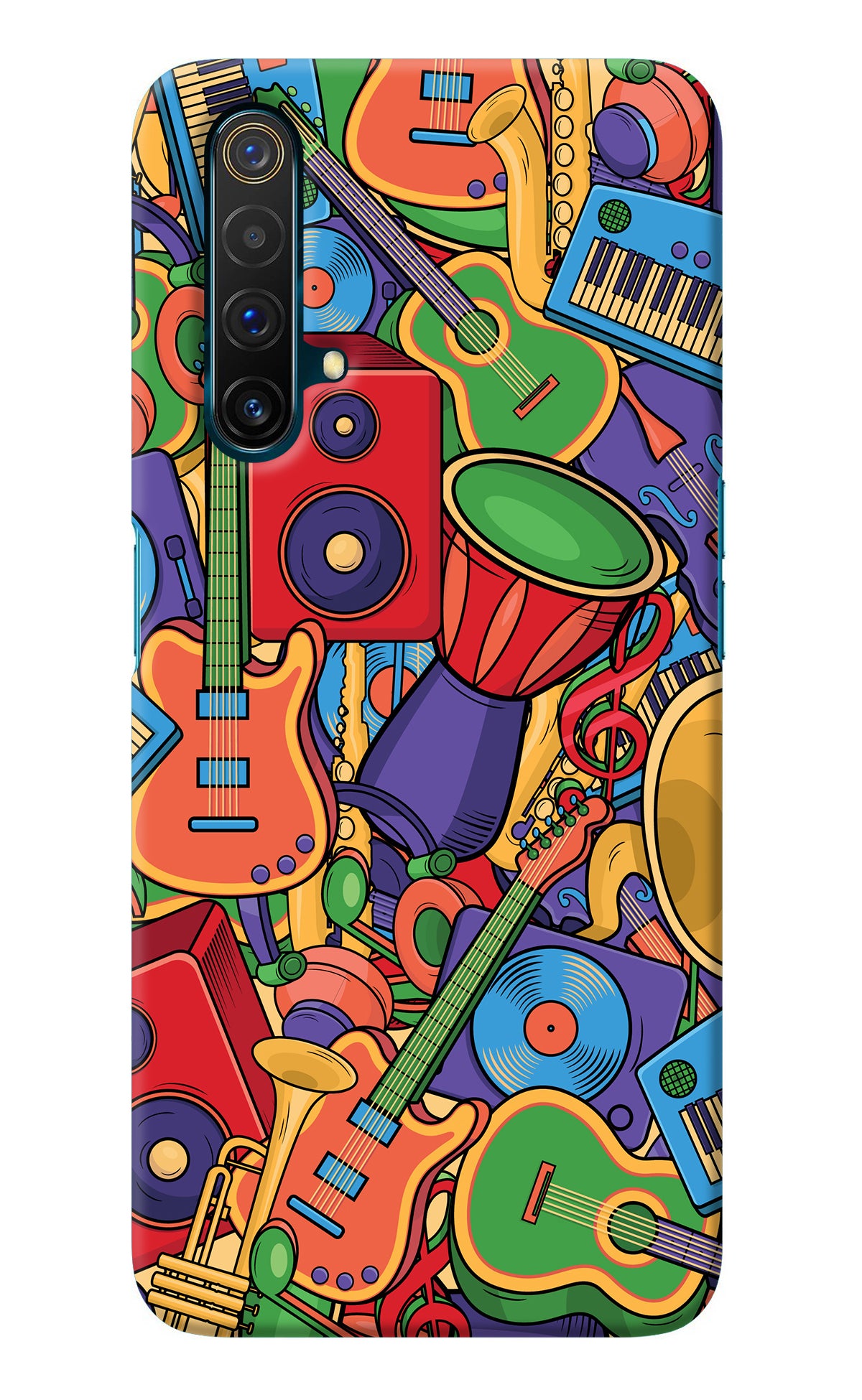 Music Instrument Doodle Realme X3 Back Cover