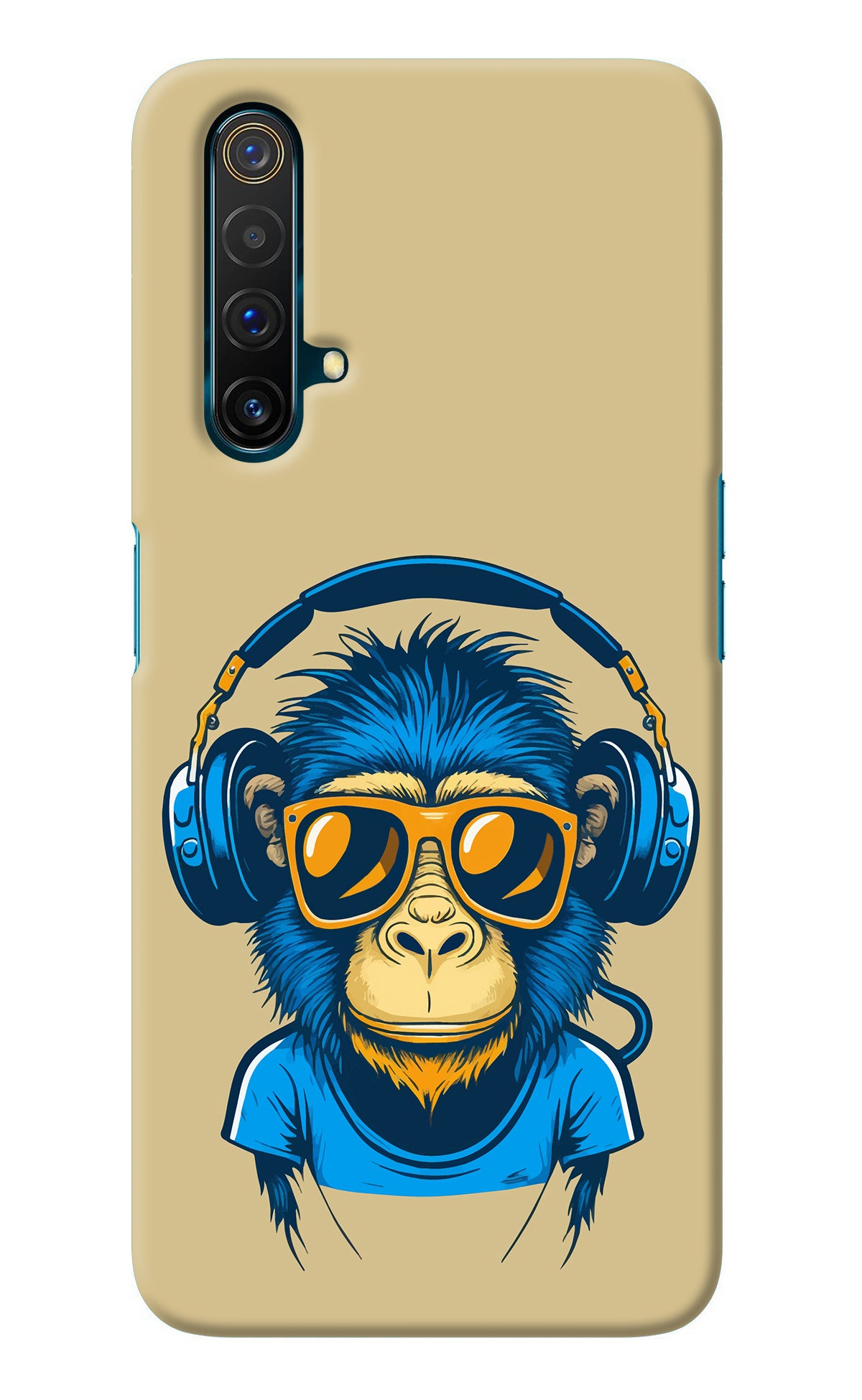 Monkey Headphone Realme X3 Back Cover