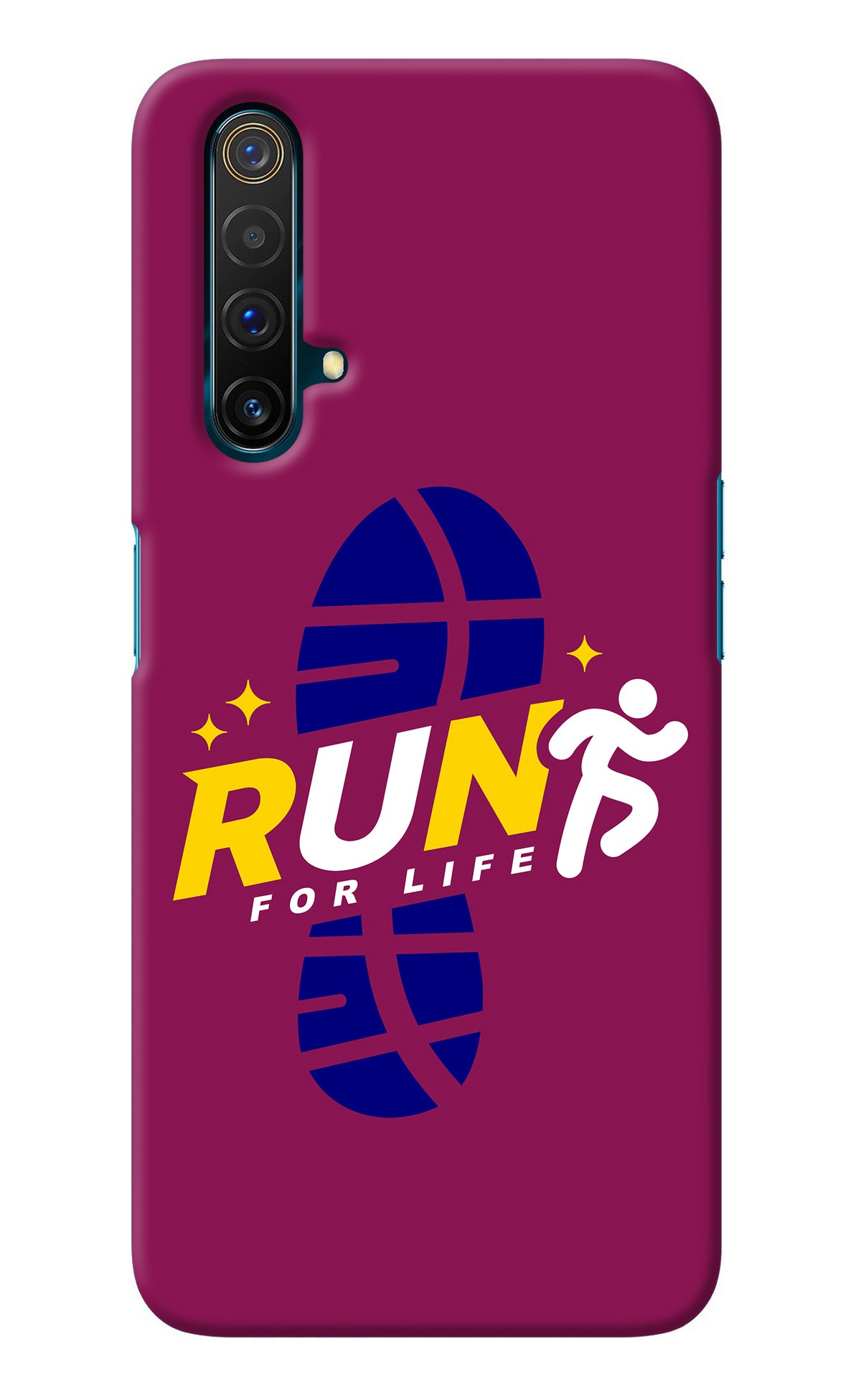 Run for Life Realme X3 Back Cover