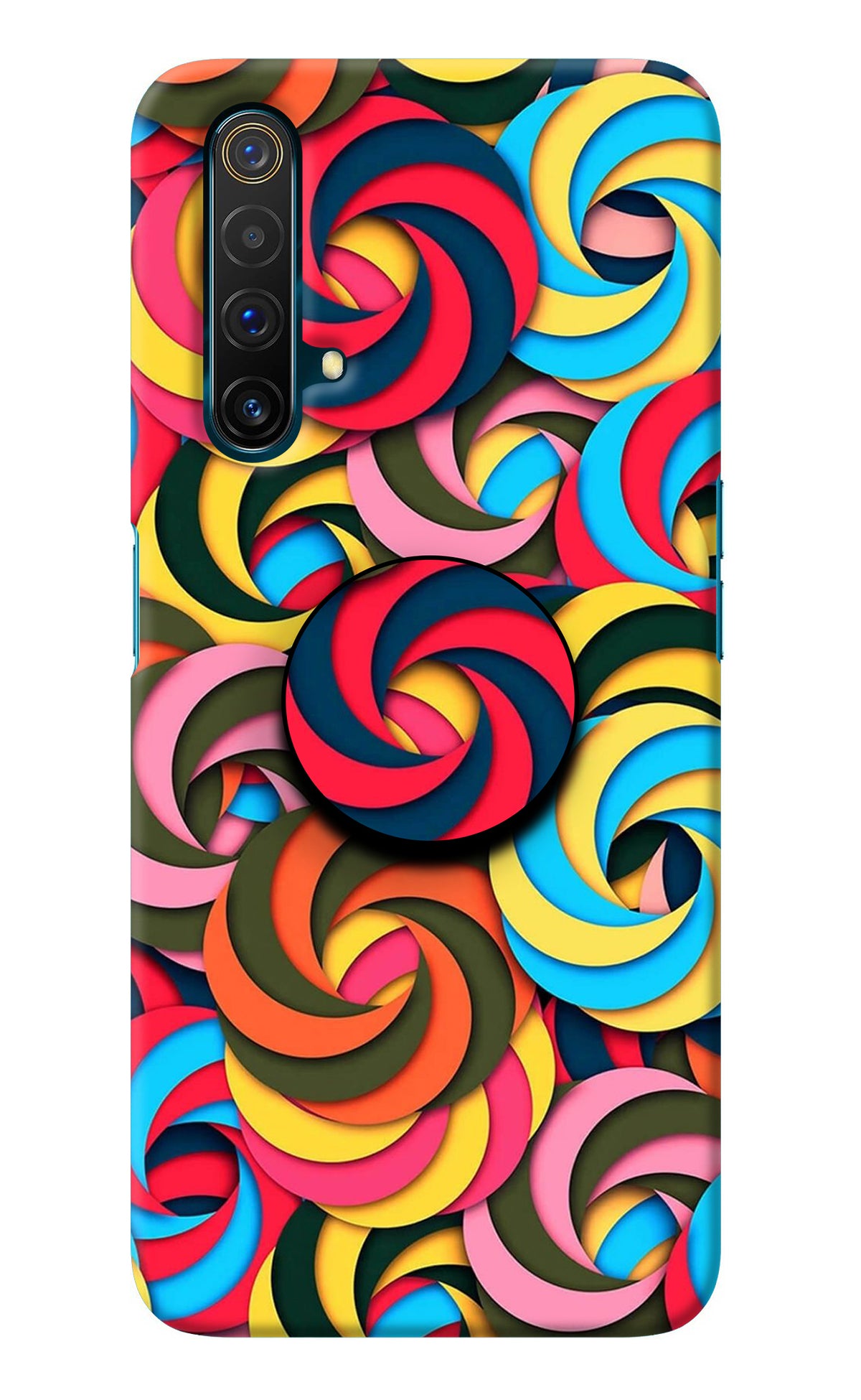 Spiral Pattern Realme X3 Pop Case