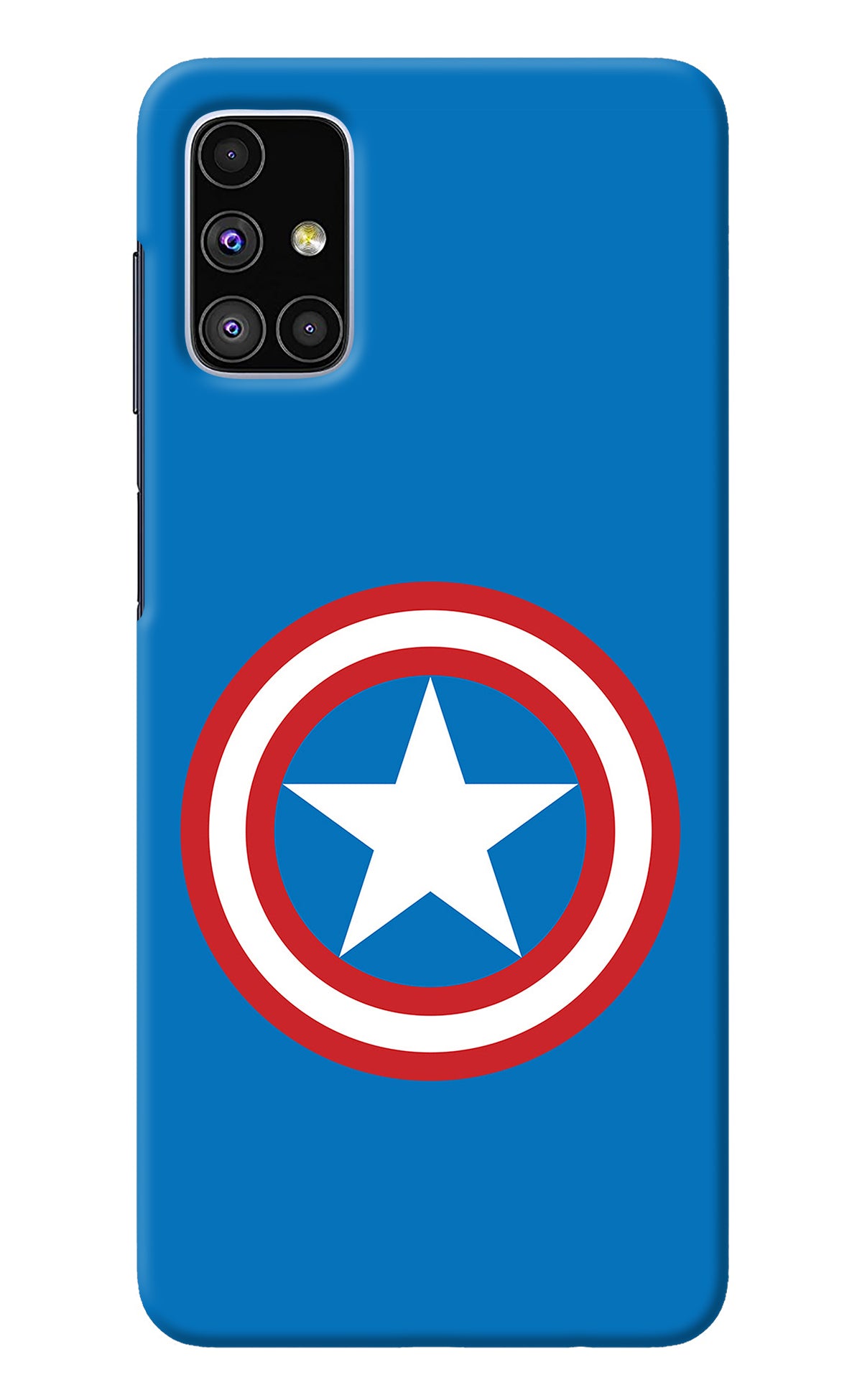 Captain America Logo Samsung M51 Back Cover