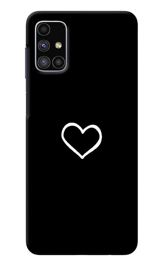 Heart Samsung M51 Back Cover
