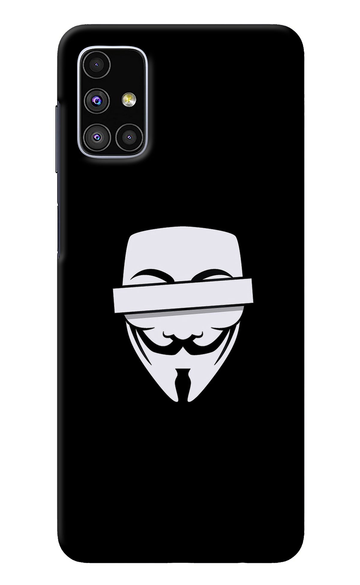 Anonymous Face Samsung M51 Back Cover