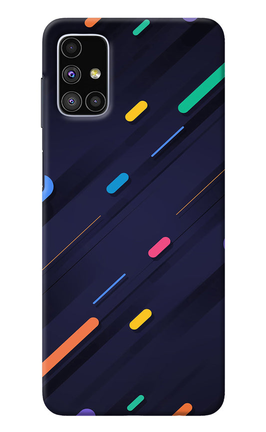 Abstract Design Samsung M51 Back Cover