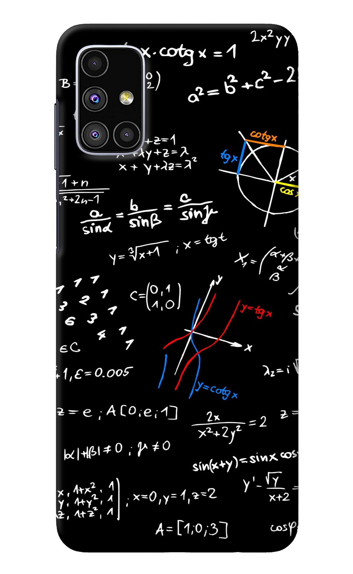 Mathematics Formula Samsung M51 Back Cover