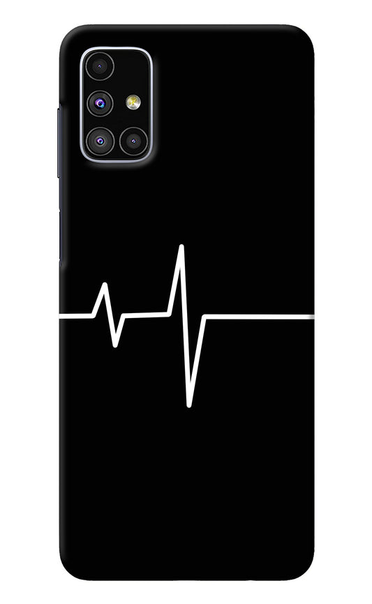 Heart Beats Samsung M51 Back Cover