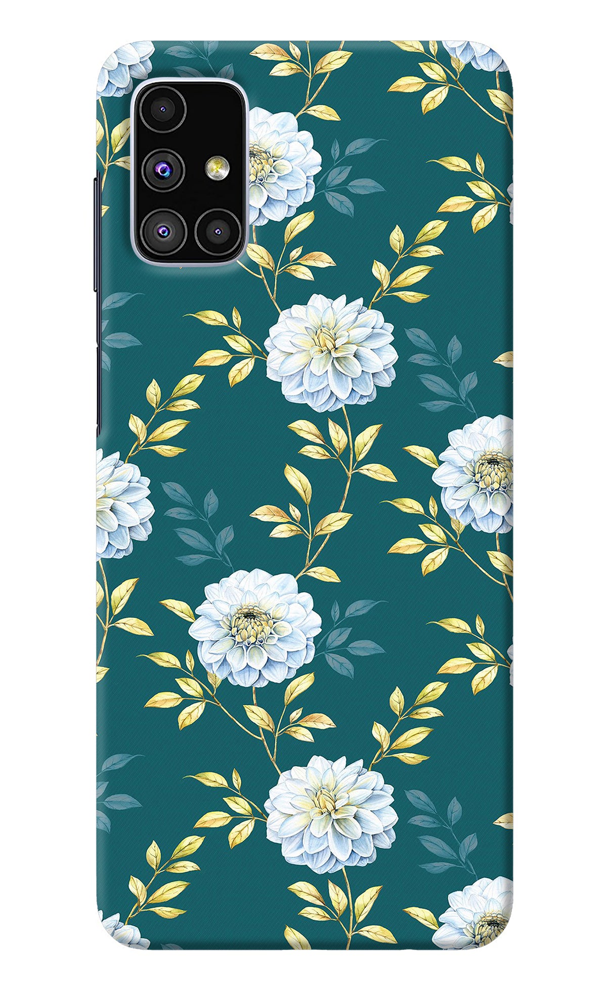 Flowers Samsung M51 Back Cover