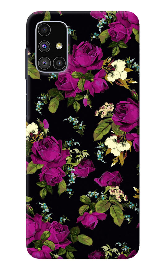 Flowers Samsung M51 Back Cover