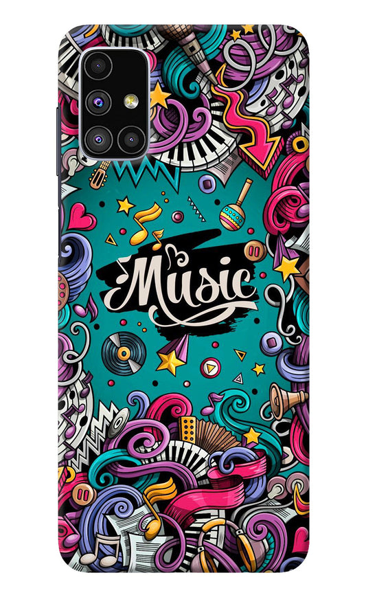 Music Graffiti Samsung M51 Back Cover