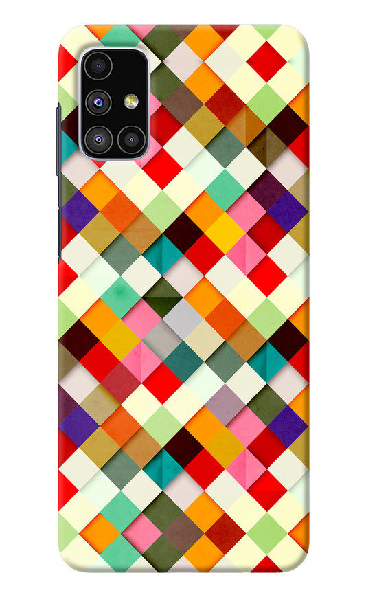 Geometric Abstract Colorful Samsung M51 Back Cover
