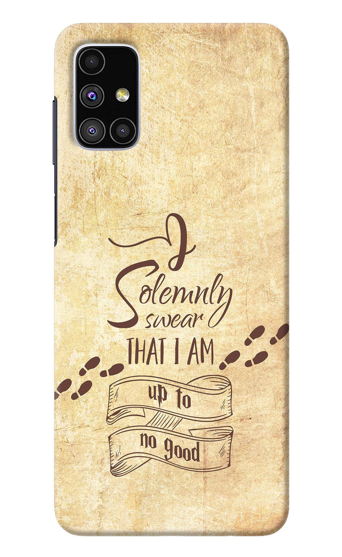 I Solemnly swear that i up to no good Samsung M51 Back Cover