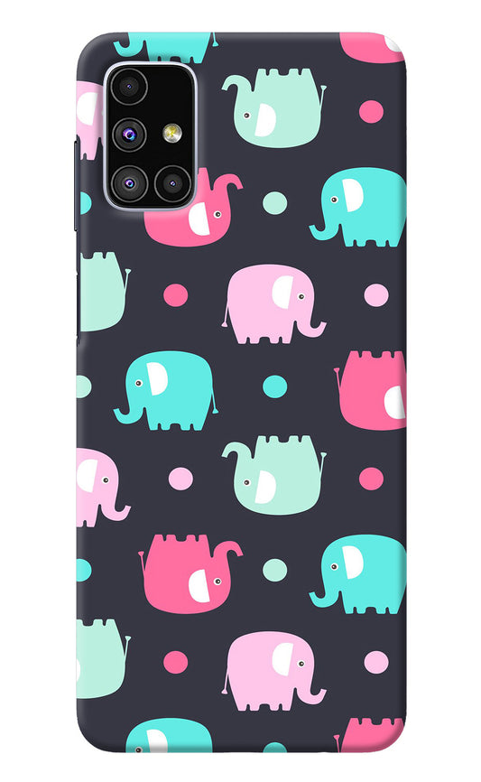 Elephants Samsung M51 Back Cover