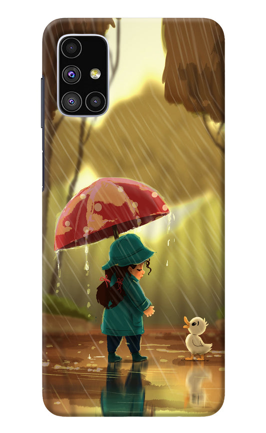 Rainy Day Samsung M51 Back Cover