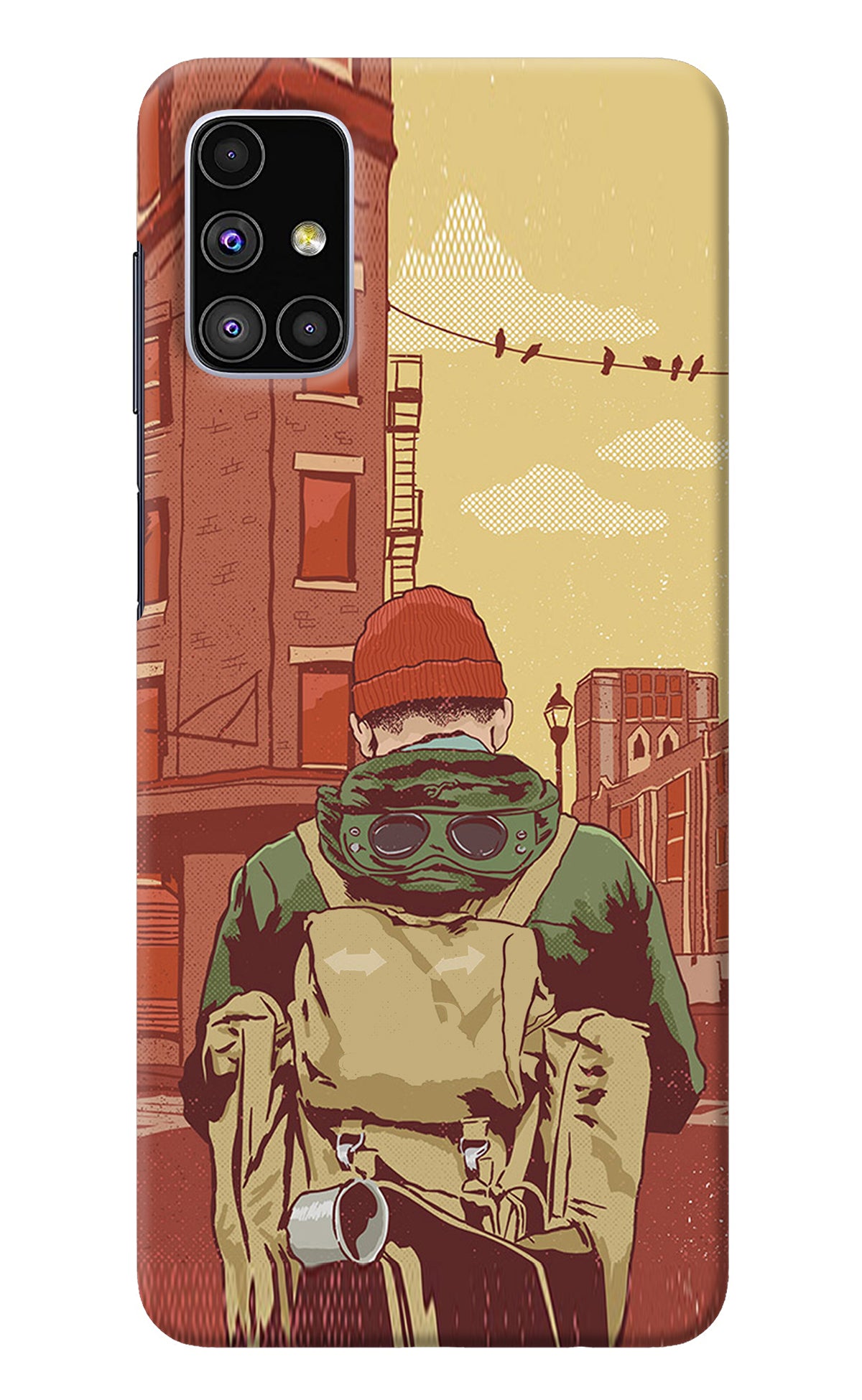 Adventurous Samsung M51 Back Cover