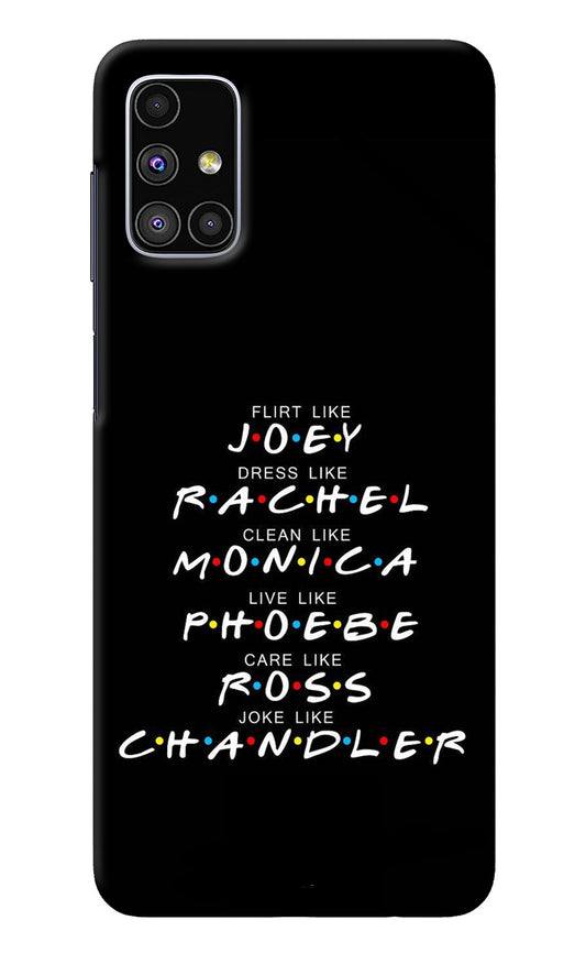 FRIENDS Character Samsung M51 Back Cover