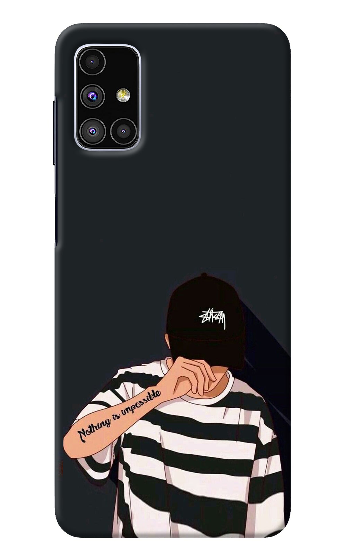 Aesthetic Boy Samsung M51 Back Cover