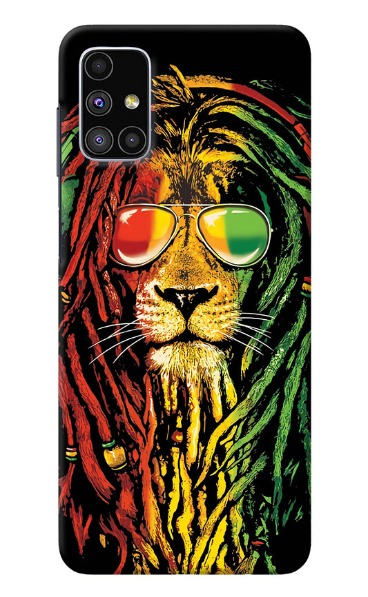 Rasta Lion Samsung M51 Back Cover
