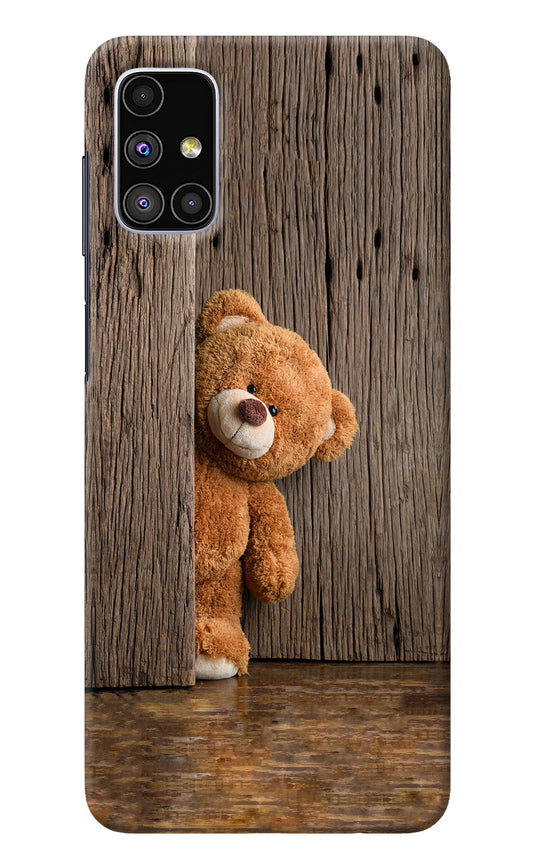 Teddy Wooden Samsung M51 Back Cover