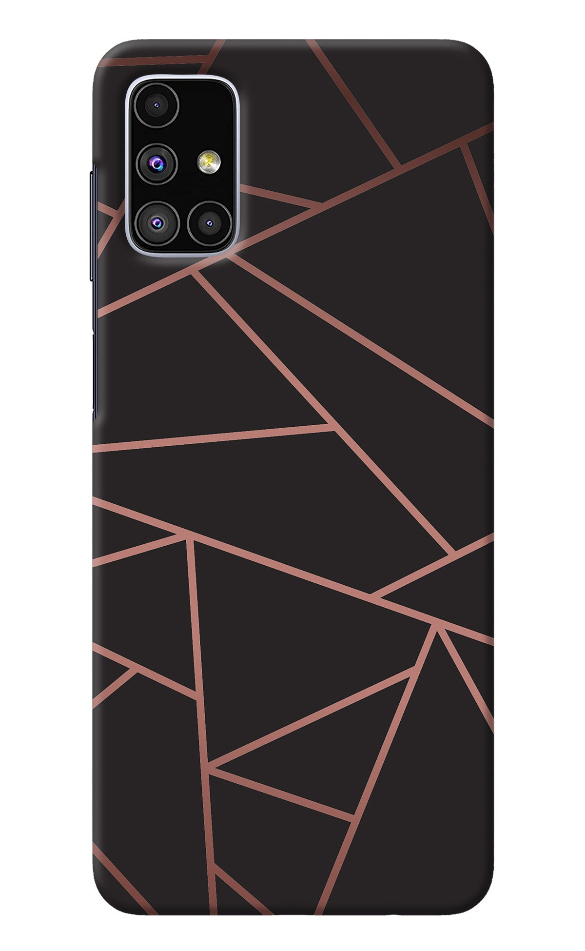 Geometric Pattern Samsung M51 Back Cover